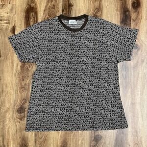 Carhartt Work in Progress  WIP AOP Typo Short Sleeve Tee Shirt Men's S